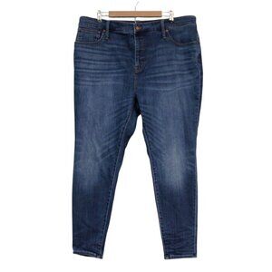 Madewell Jeans Size 36 Curvy High Rise Skinny Stretch Denim Preppy Danny Wash